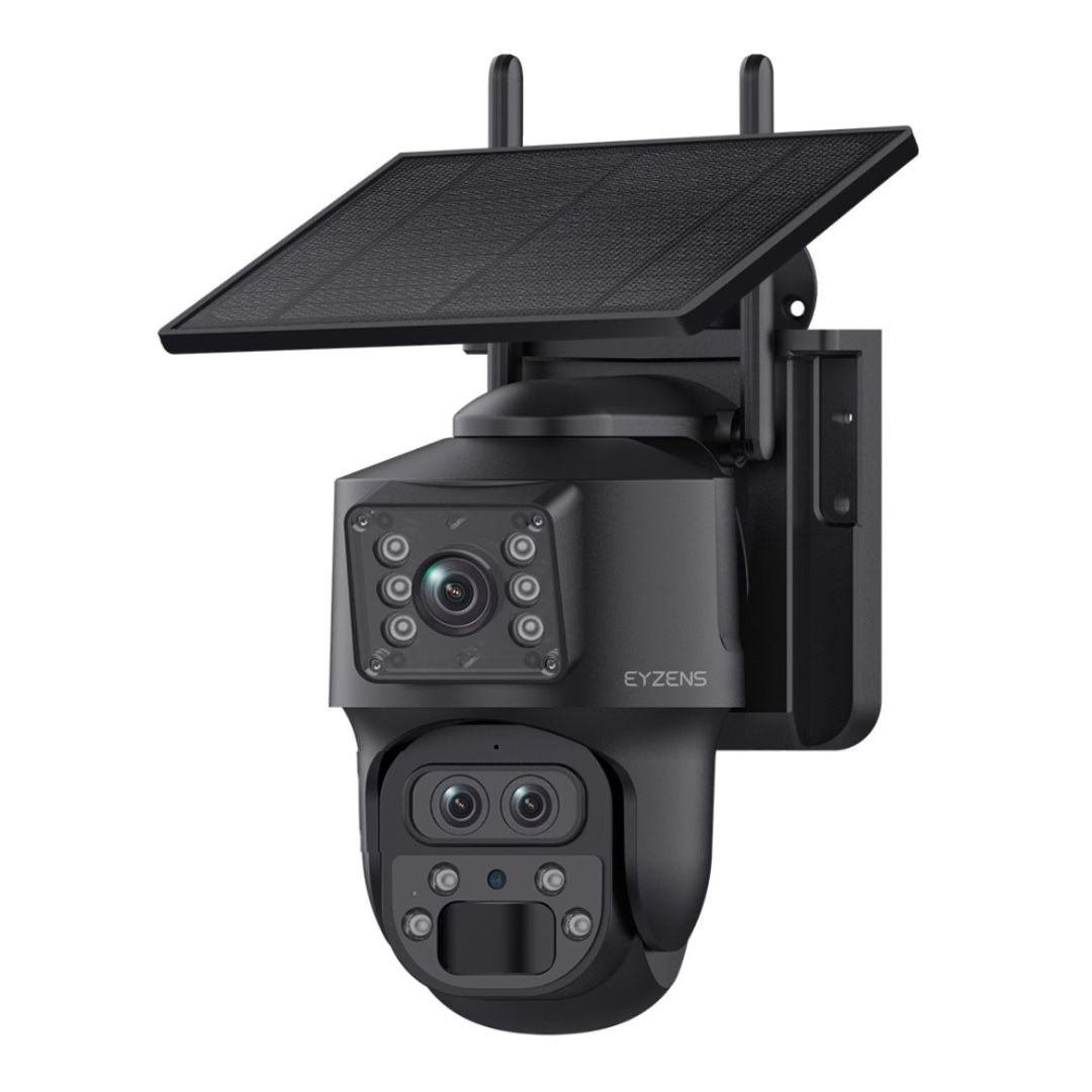 15x Zoom 1,300ft Range 4K Dual-Lens Solar Security Camera Night Vision AI Tracking 4G - No Monthly Fees