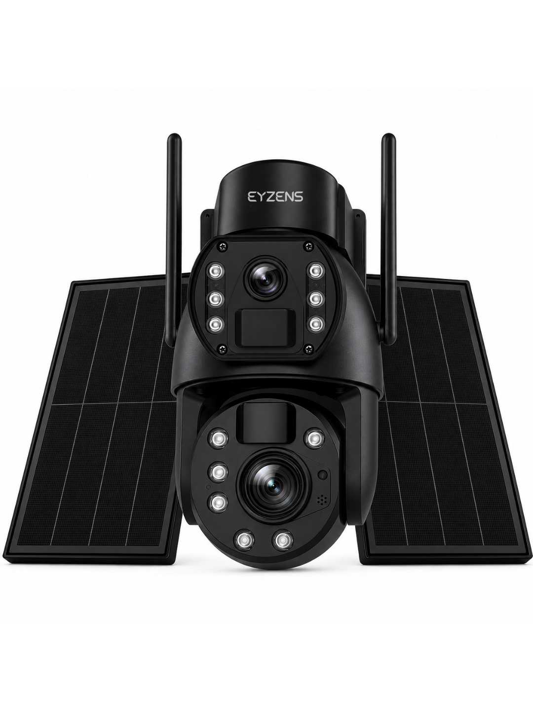 3,300ft Range 36x Zoom - 4K Solar Security Camera – 24/7 Recording No Fees No WiFi