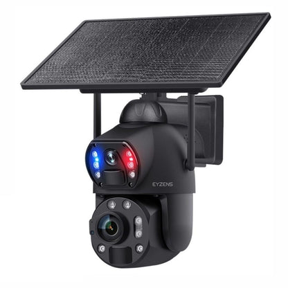 3,300ft Range 50x Zoom - 4K Solar Security Camera – 100% Solar Powered, No WiFi