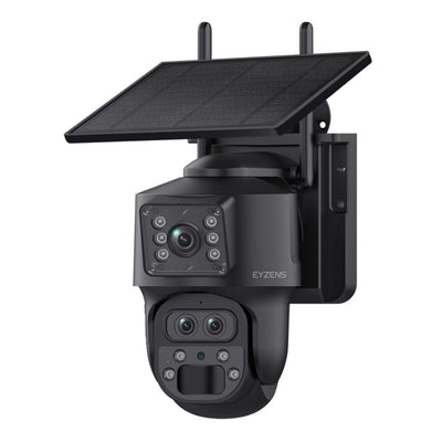 15x Zoom 1,300ft Range 4K Dual-Lens Solar Security Camera Night Vision AI Tracking 4G - No Monthly Fees