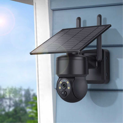 Pitch-Black Outdoor Solar Security Camera 8MP 4K Full HD 4G + WIFI (Copy)
