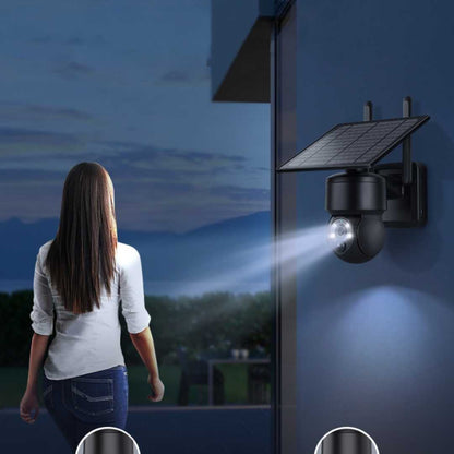 Pitch-Black Outdoor Solar Security Camera 8MP 4K Full HD 4G + WIFI (Copy)