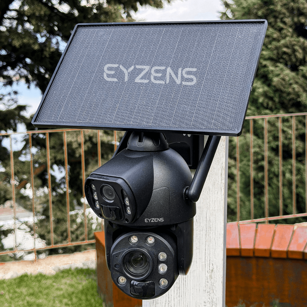 3,300ft Range 50x Zoom - 4K Solar Security Camera – 100% Solar Powered, No WiFi