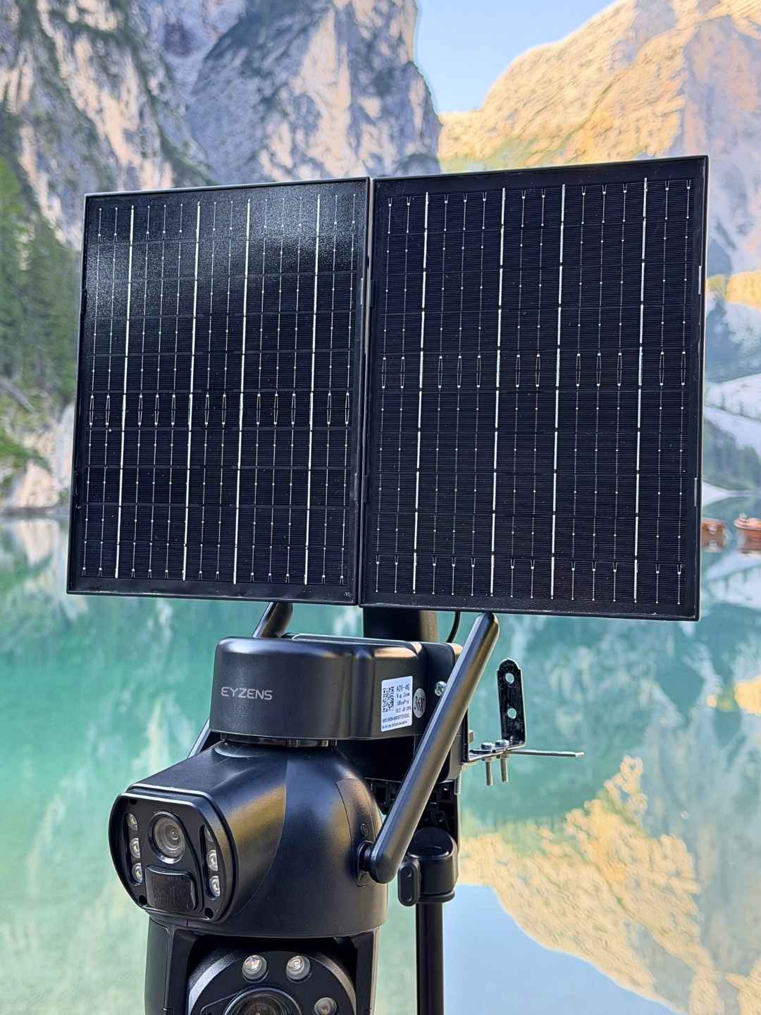 3,300ft Range 36x Zoom - 4K Solar Security Camera – 24/7 Recording No Fees No WiFi