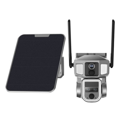 4K 15MP - 12x Zoom 2,300ft Range - Solar Security Camera – 100% Solar Powered
