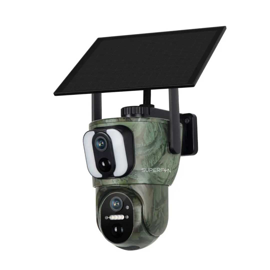 4K 8MP Ultra Full HD Solar Powered Security Camera 4G Colorful Day & Night Vision